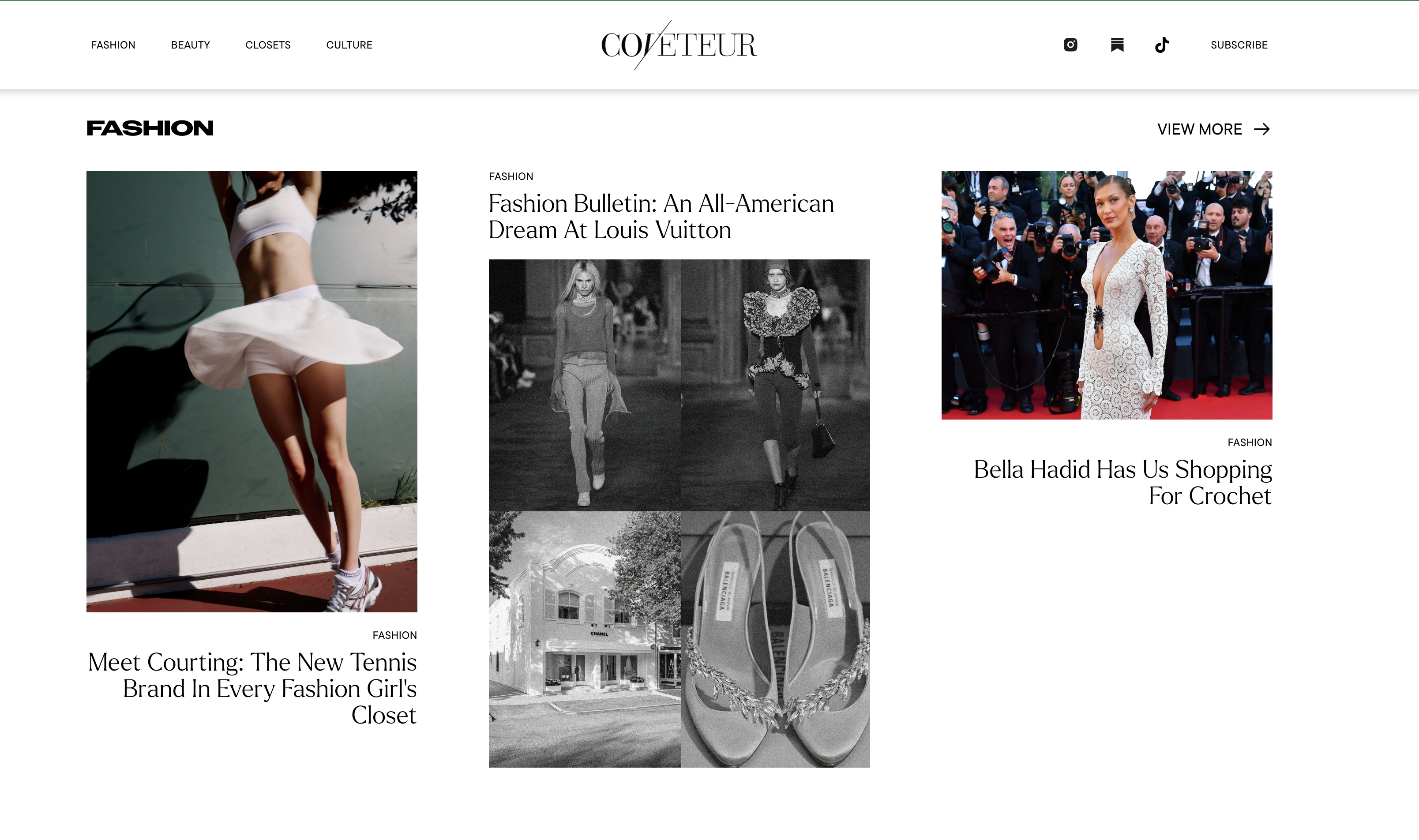 "The New Tennis Brand In Every Fashion Girl's Closet"