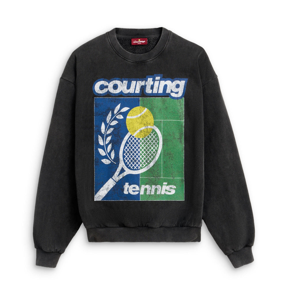 Clubhouse Crewneck - Courting Tennis