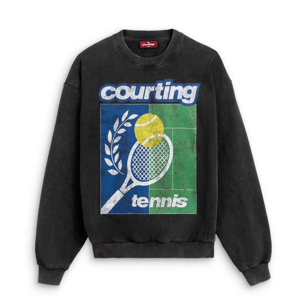 Clubhouse Crewneck - Courting Tennis